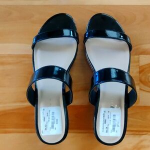 Stuart Weitzman Boardwalk Flat Wedge Slide Sandal Size 6